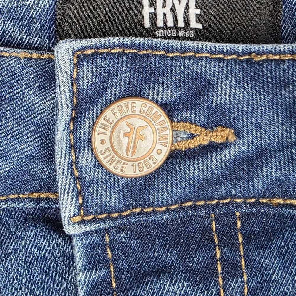 Frye Jeans Womens Size 8/29 Straight Leg‎ High Rise Blue Denim Pants